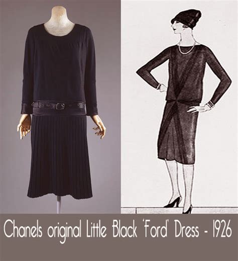 oco chanel 1926 little black dress